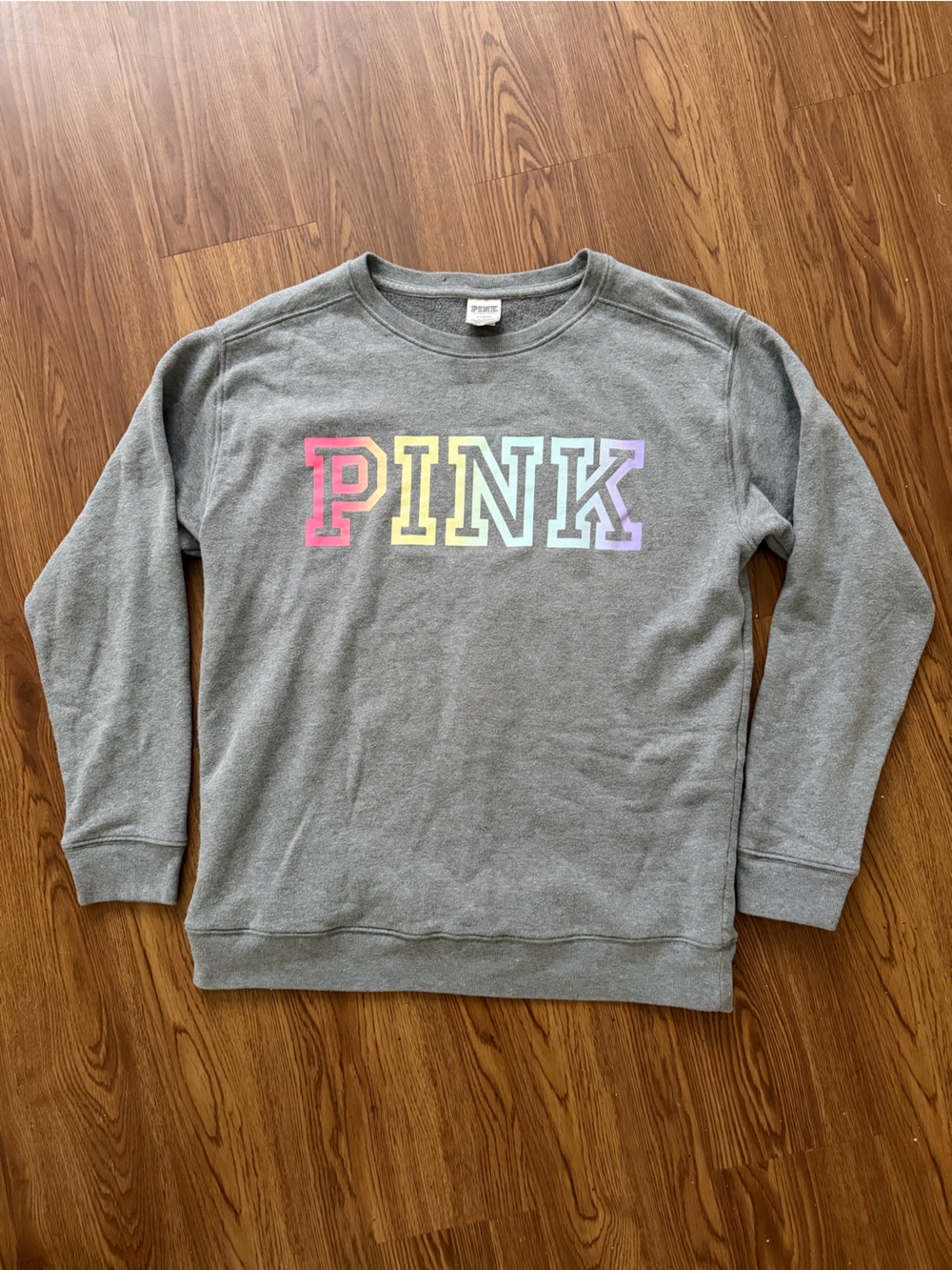 PINK Victoria's Secret Gray Pullover Sweatshirt